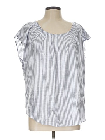 LC Lauren Conrad Short Sleeve Blouse (view 1)