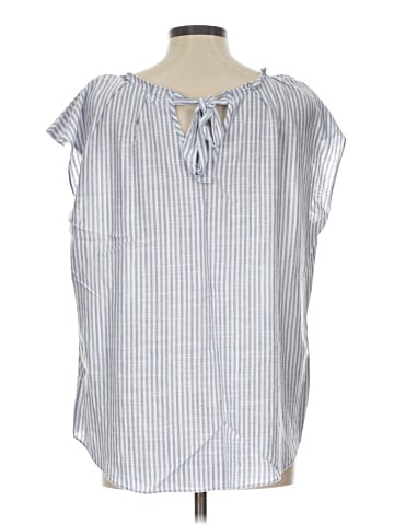 LC Lauren Conrad Short Sleeve Blouse (view 2)