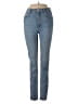 Zara Hearts Blue Jeans Size 4 - photo 1