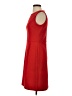 Chaps Solid Red Casual Dress Size 4 - photo 5