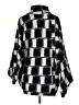 Isabel de Pedro Plaid Black Poncho Size 4 - photo 2