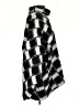 Isabel de Pedro Plaid Black Poncho Size 4 - photo 4
