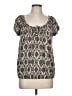 Max Studio Gray Short Sleeve Blouse Size L - photo 1