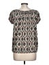 Max Studio Gray Short Sleeve Blouse Size L - photo 2