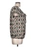 Max Studio Gray Short Sleeve Blouse Size L - photo 4