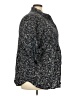 Woman Within 100% Rayon Black 3/4 Sleeve Button-Down Shirt Size 26 (2X) - photo 4