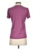 Nike 100% Polyester Solid Pink Purple Active T-Shirt Size S - photo 2