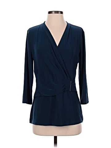 White House Black Market 3/4 Sleeve Blouse (view 1)
