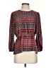 BCBGMAXAZRIA 100% Polyester Red Long Sleeve Blouse Size S - photo 1