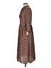 Fever Print Brown Casual Dress Size 4 - photo 5