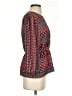 BCBGMAXAZRIA 100% Polyester Red Long Sleeve Blouse Size S - photo 4