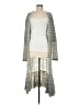 Free People Silver Gray Cardigan Size M - photo 1