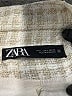Zara Tweed Ivory Jacket Size L - photo 6