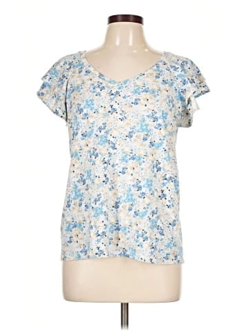 LC Lauren Conrad Short Sleeve Blouse (view 1)