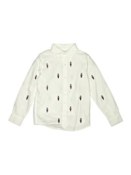 Janie And Jack Long Sleeve Button Down Shirt