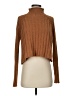 American Eagle Outfitters 100% Polyester Brown Turtleneck Sweater Size S - photo 1