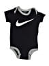 Nike Black Short Sleeve Onesie Size 0-6M - photo 1