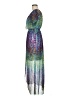 Cato Paisley Blue Cocktail Dress Size 8 - photo 5