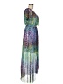Cato Paisley Blue Cocktail Dress Size 8 - photo 4