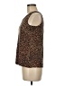 Lands' End 100% Cotton Animal Print Brown Tank Top Size M (tall) - photo 5