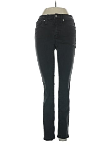 Madewell 9" Mid-Rise Skinny Jeans in Lunar Wash: TENCEL&trade; Denim Edition (view 1)
