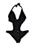 L Space Solid Black One Piece Swimsuit Size L - photo 2