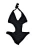 L Space Solid Black One Piece Swimsuit Size L - photo 1