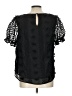 Sweet Wanderer 100% Polyester Black Short Sleeve Blouse Size L - photo 2