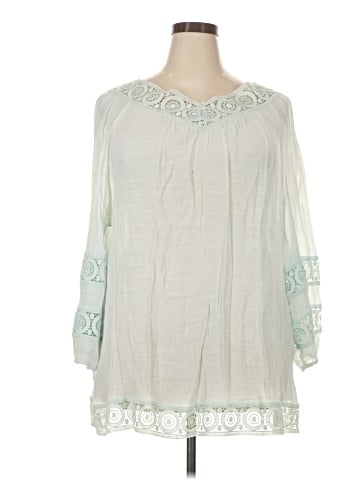 Indigo Soul 3/4 Sleeve Blouse (view 1)