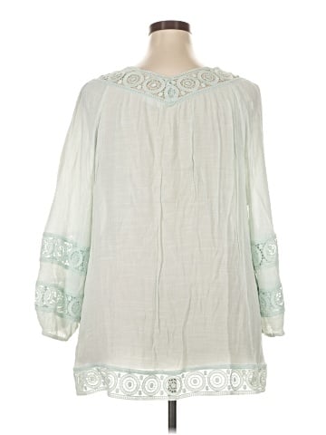 Indigo Soul 3/4 Sleeve Blouse (view 2)