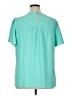 Assorted Brands Teal Short Sleeve Blouse Size XL - photo 2