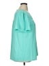 Assorted Brands Teal Short Sleeve Blouse Size XL - photo 4