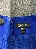 Zunie 100% Polyester Solid Blue Dress Size 7 - photo 3
