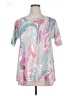 Atelier Tie-dye Pink Short Sleeve Top Size XL - photo 1
