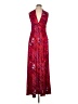 Alice + Olivia Red Cocktail Dress Size L - photo 1
