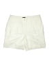 Talbots 100% Linen Solid Ivory Shorts Size 12 Petite - photo 1
