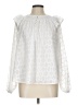Ann Taylor LOFT White Long Sleeve Blouse Size L - photo 1