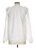 Ann Taylor LOFT White Long Sleeve Blouse Size L - photo 2