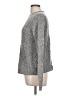 Eileen Fisher Tweed Gray Wool Sweater Size L - photo 5