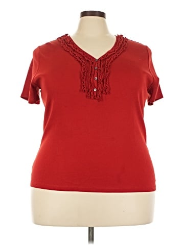 Lauren by Ralph Lauren Short Sleeve Top (view 1)
