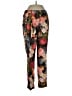 J.Crew Collection 100% Polyester Floral Black Casual Pants Size 8 - photo 1