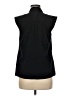 Ann Taylor LOFT Black Sleeveless Blouse Size M - photo 2