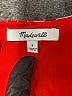 Madewell 100% Polyester Print Red Casual Dress Size 8 - photo 7
