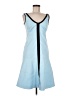 Nanette Lepore 100% Polyester Blue Casual Dress Size 6 - photo 1