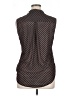 Eden & Olivia 100% Polyester Polka Dots Black Sleeveless Blouse Size XL - photo 2
