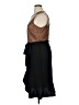 Addison 100% Polyester Color Block Brown Casual Dress Size 16 - photo 5