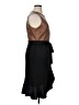 Addison 100% Polyester Color Block Brown Casual Dress Size 16 - photo 4