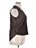 Eden & Olivia 100% Polyester Polka Dots Black Sleeveless Blouse Size XL - photo 4