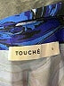 Touche 100% Polyester Paisley Blue Long Sleeve Blouse Size S - photo 7