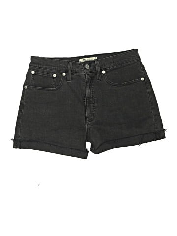 Madewell High-Rise Denim Shorts in Lunar Wash (view 1)
